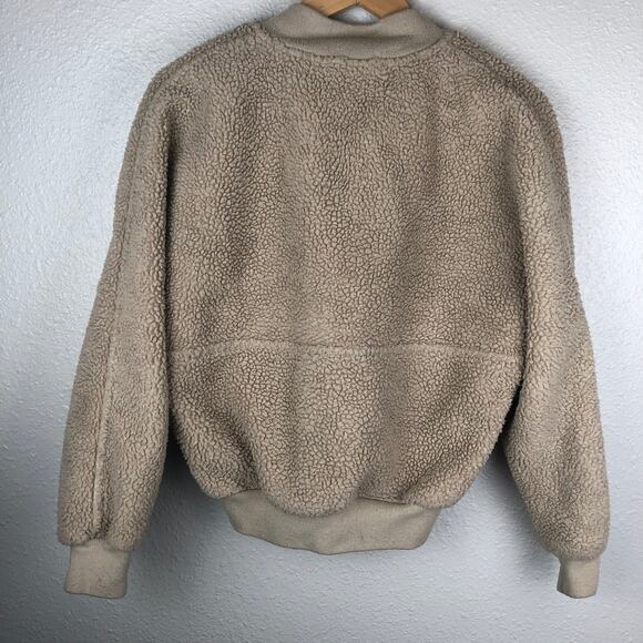 Oak + Fort Camel Teddy Sherpa Bomber (Jacket 1945) "The New Sherpa Jacket" - Picture 8 of 8